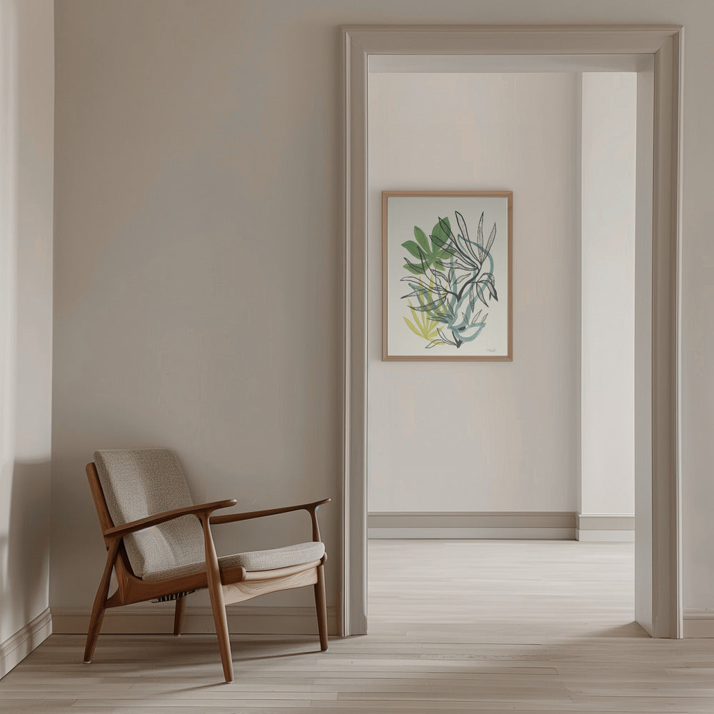 Foliage N.4 - Stretched Canvas, Poster or Fine Art Print I Heart Wall Art