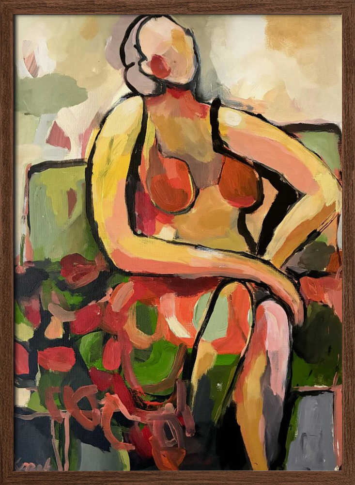 Folk Dancer - Stretched Canvas, Poster or Fine Art Print - I Heart Wall Art - Poster Print, Canvas Print or Framed Art Print