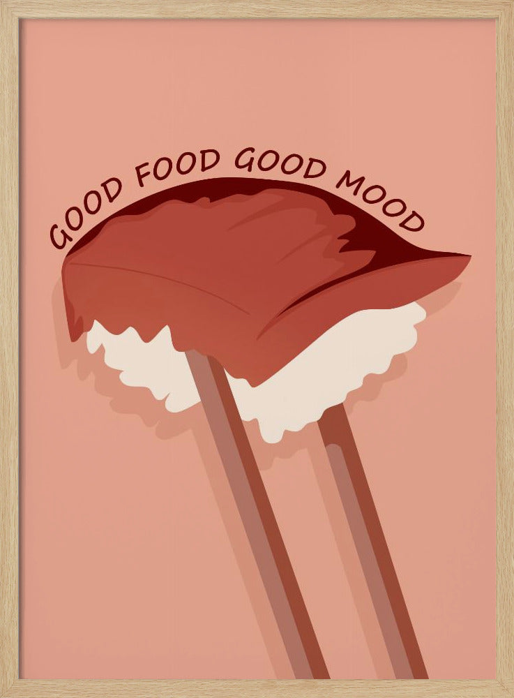 Food is Essential - Stretched Canvas, Poster or Fine Art Print I Heart Wall Art