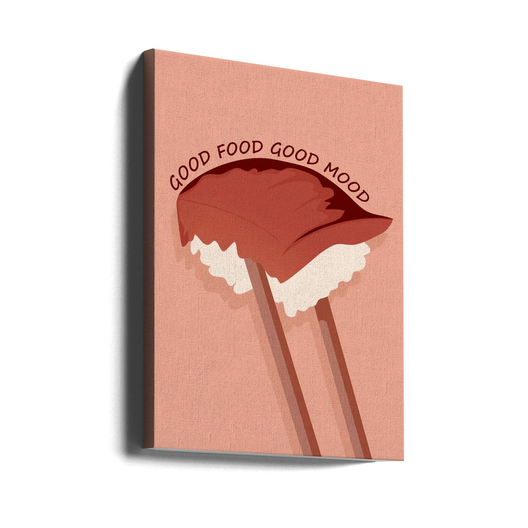Food is Essential - Stretched Canvas, Poster or Fine Art Print I Heart Wall Art
