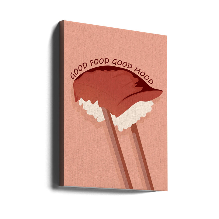 Food is Essential - Stretched Canvas, Poster or Fine Art Print I Heart Wall Art