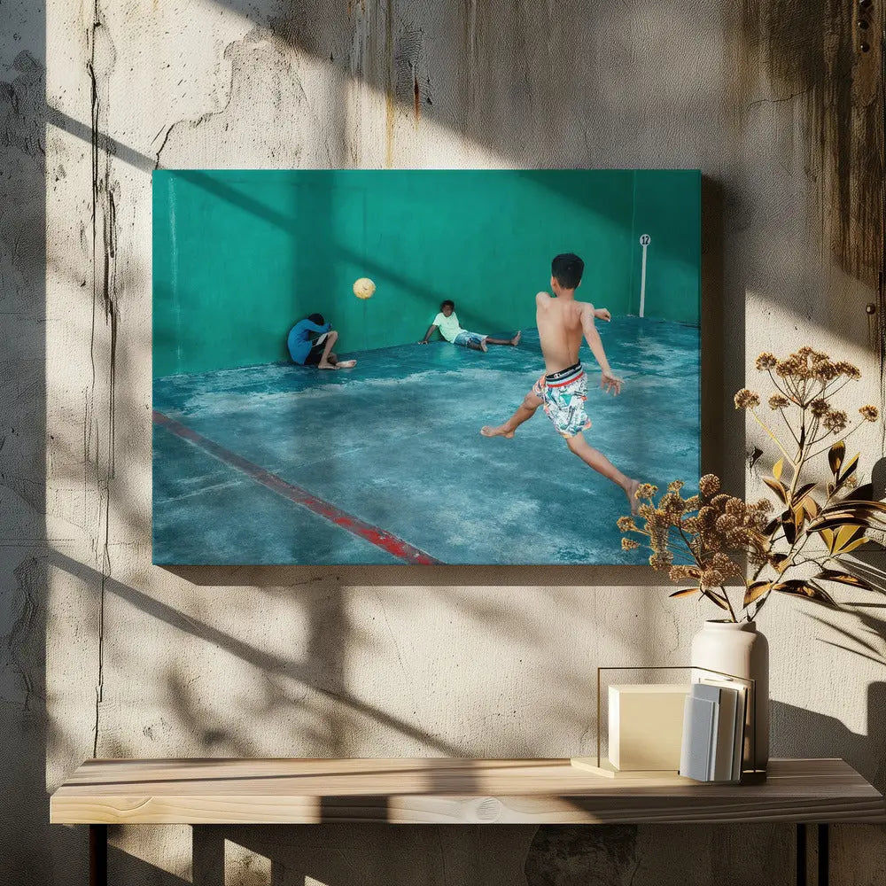 football - Stretched Canvas, Poster or Fine Art Print I Heart Wall Art