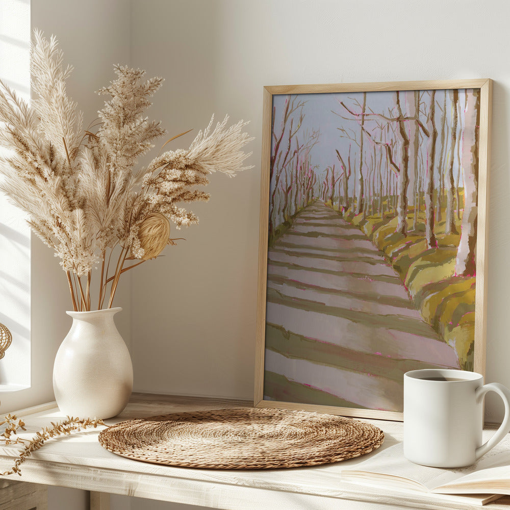 Forest path - Stretched Canvas, Poster or Fine Art Print I Heart Wall Art