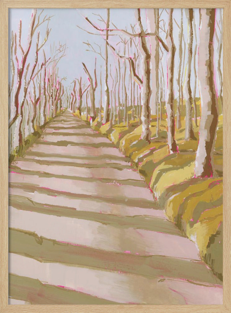 Forest path - Stretched Canvas, Poster or Fine Art Print I Heart Wall Art