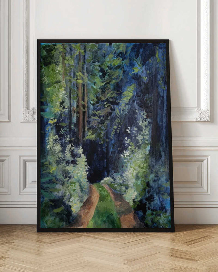 Forest Walk Bigger Res - Stretched Canvas, Poster or Fine Art Print - I Heart Wall Art - Poster Print, Canvas Print or Framed Art Print