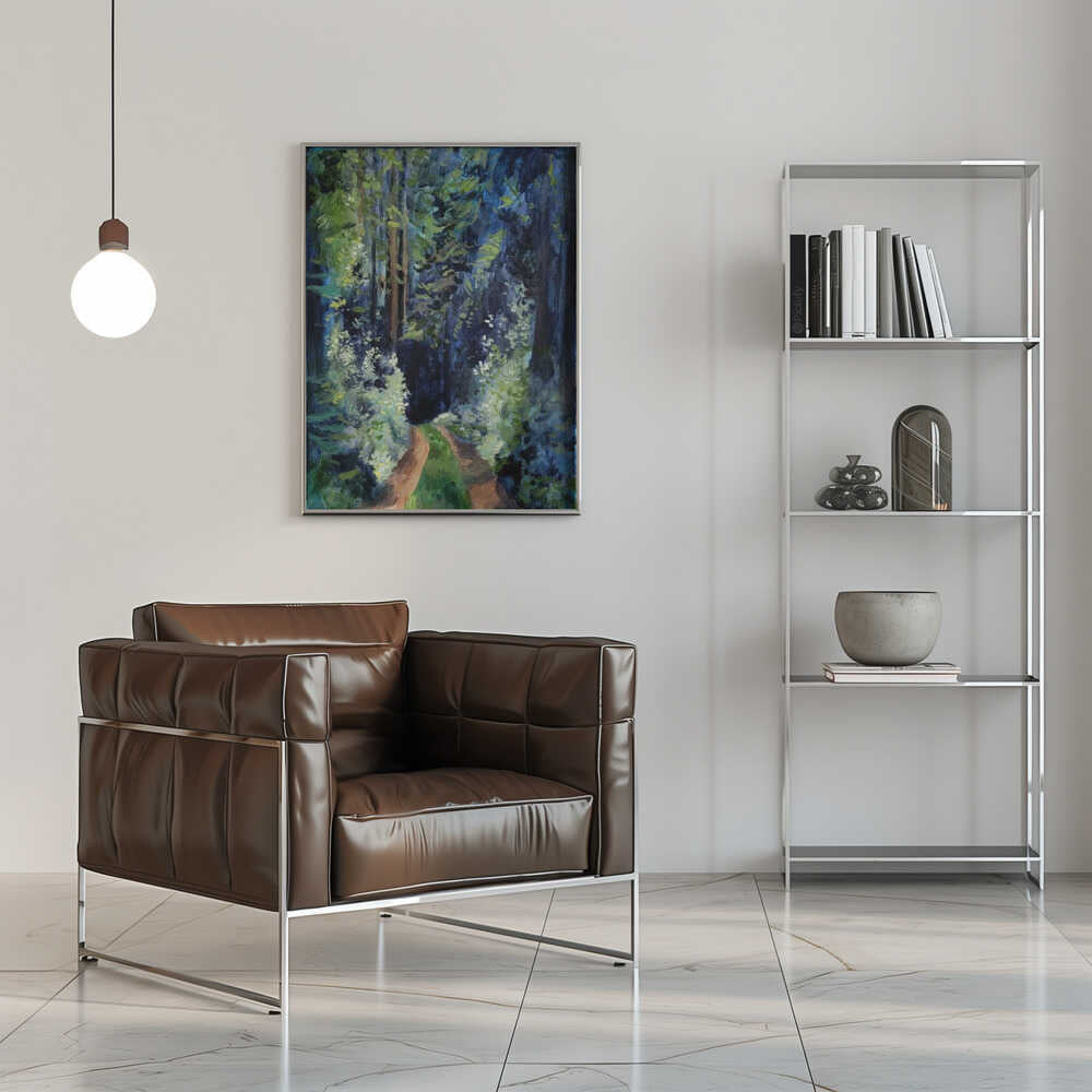Forest Walk Bigger Res - Stretched Canvas, Poster or Fine Art Print - I Heart Wall Art - Poster Print, Canvas Print or Framed Art Print
