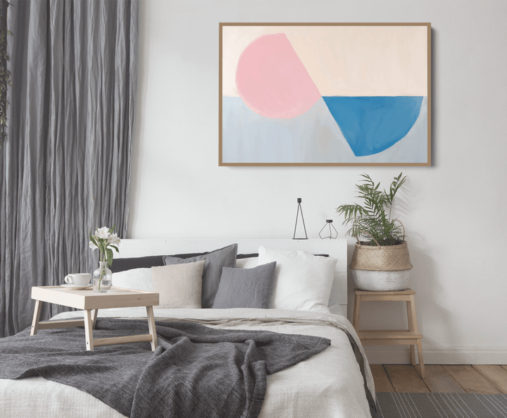 Fractions - Geometric Shapes Stretched Canvas or Wall Art Print - I Heart Wall Art - Poster Print, Canvas Print or Framed Art Print