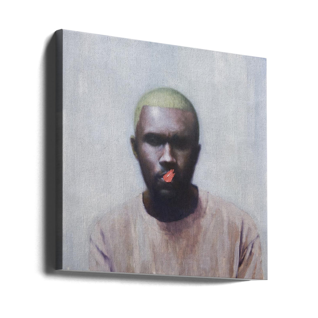 Frank - Square Stretched Canvas, Poster or Fine Art Print I Heart Wall Art