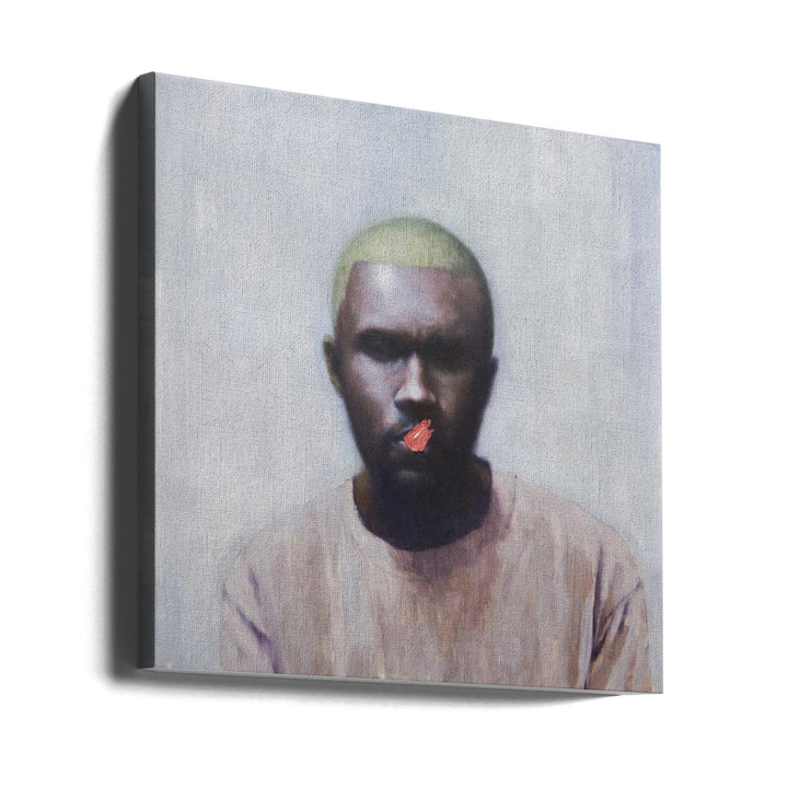 Frank - Square Stretched Canvas, Poster or Fine Art Print I Heart Wall Art