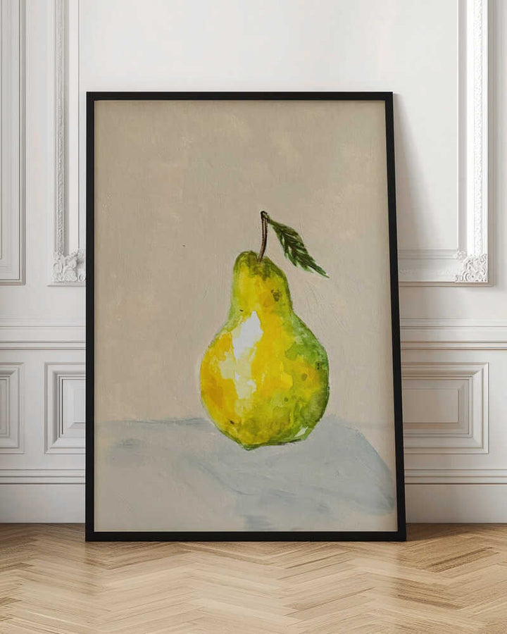 French Butter Pear - Stretched Canvas, Poster or Fine Art Print - I Heart Wall Art - Poster Print, Canvas Print or Framed Art Print