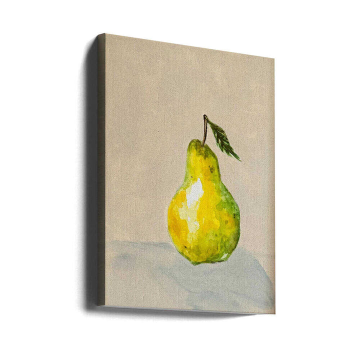 French Butter Pear - Stretched Canvas, Poster or Fine Art Print - I Heart Wall Art - Poster Print, Canvas Print or Framed Art Print
