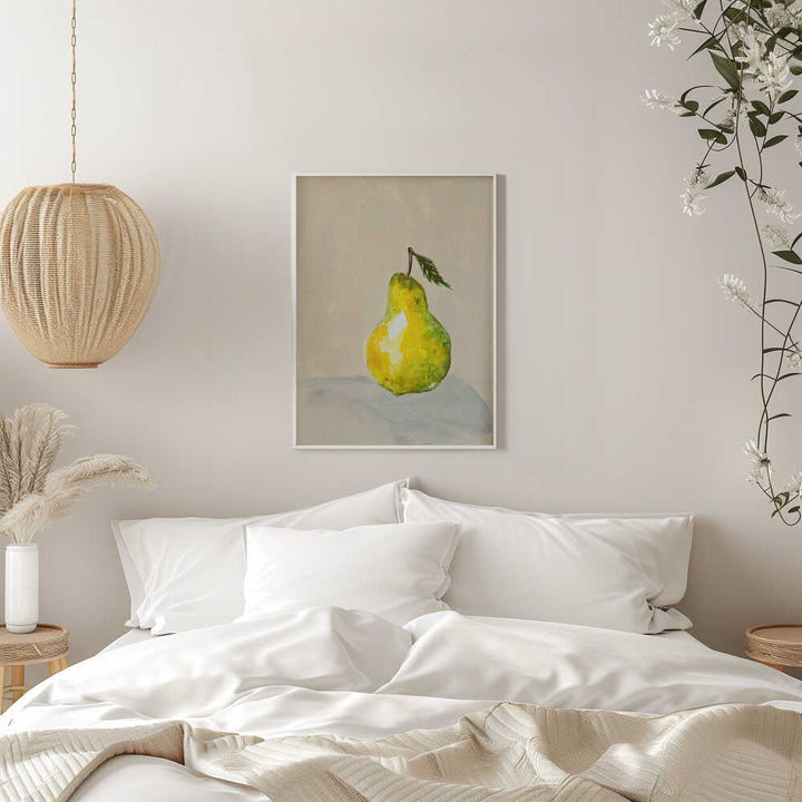 French Butter Pear - Stretched Canvas, Poster or Fine Art Print - I Heart Wall Art - Poster Print, Canvas Print or Framed Art Print