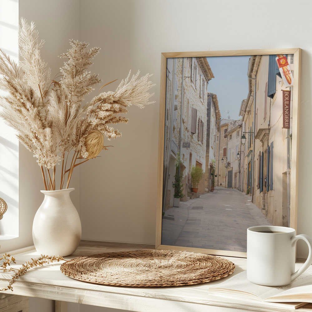 French Street - Stretched Canvas, Poster or Fine Art Print - I Heart Wall Art - Poster Print, Canvas Print or Framed Art Print