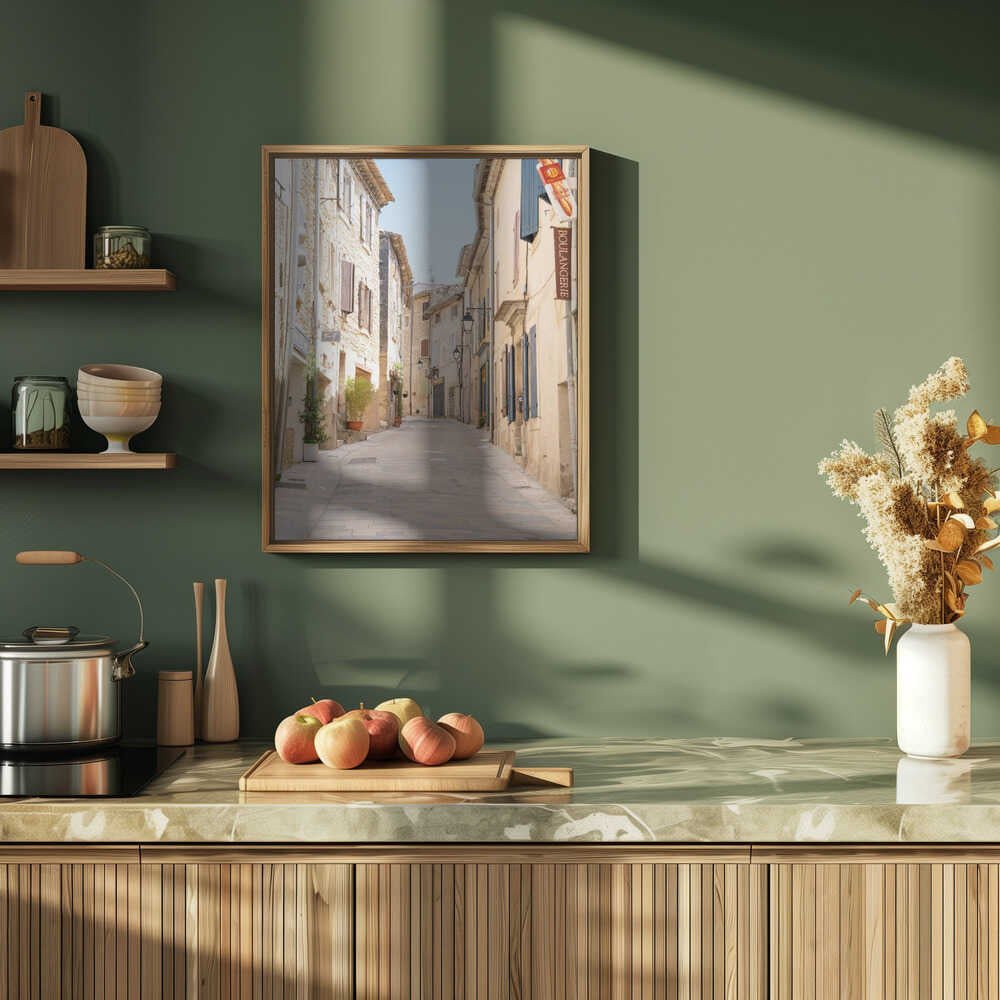French Street - Stretched Canvas, Poster or Fine Art Print - I Heart Wall Art - Poster Print, Canvas Print or Framed Art Print