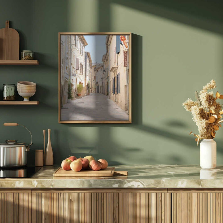 French Street - Stretched Canvas, Poster or Fine Art Print - I Heart Wall Art - Poster Print, Canvas Print or Framed Art Print