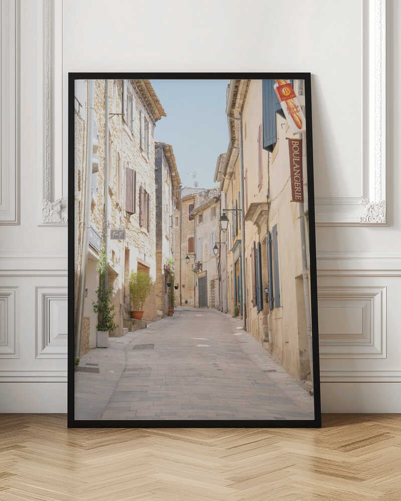 French Street - Stretched Canvas, Poster or Fine Art Print - I Heart Wall Art - Poster Print, Canvas Print or Framed Art Print