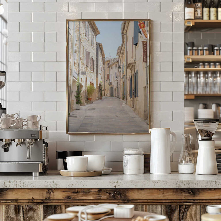 French Street - Stretched Canvas, Poster or Fine Art Print - I Heart Wall Art - Poster Print, Canvas Print or Framed Art Print