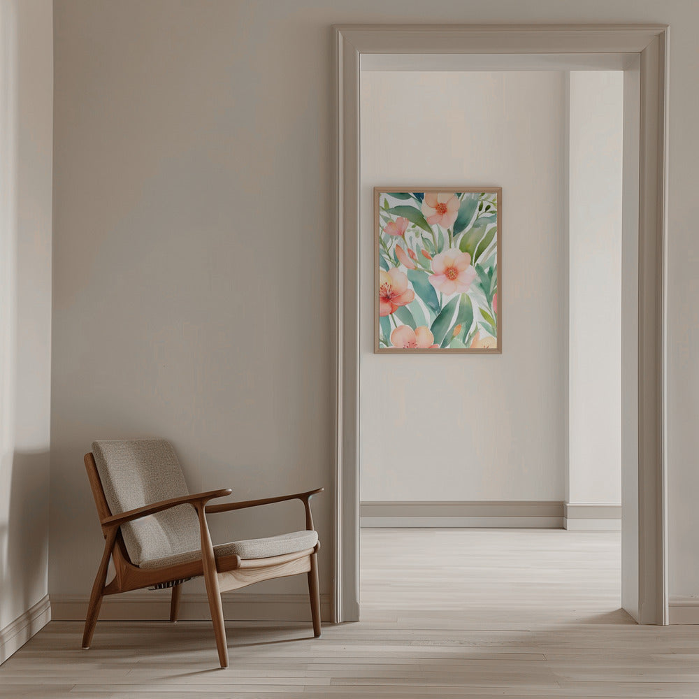 Fresh Spring Botanicals - Stretched Canvas, Poster or Fine Art Print I Heart Wall Art