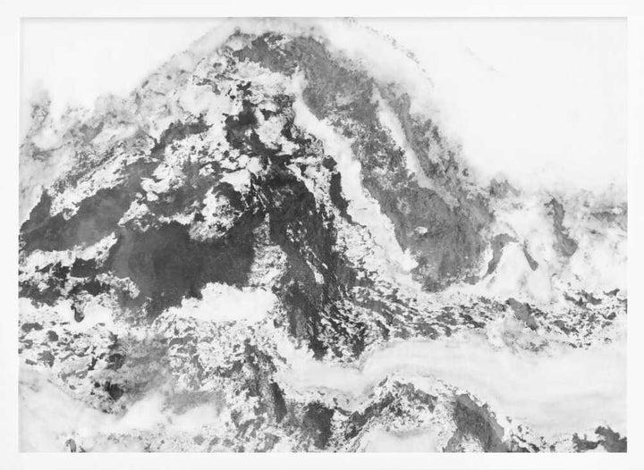 Frozen Aerial Landscape - Stretched Canvas, Poster or Fine Art Print - I Heart Wall Art - Poster Print, Canvas Print or Framed Art Print