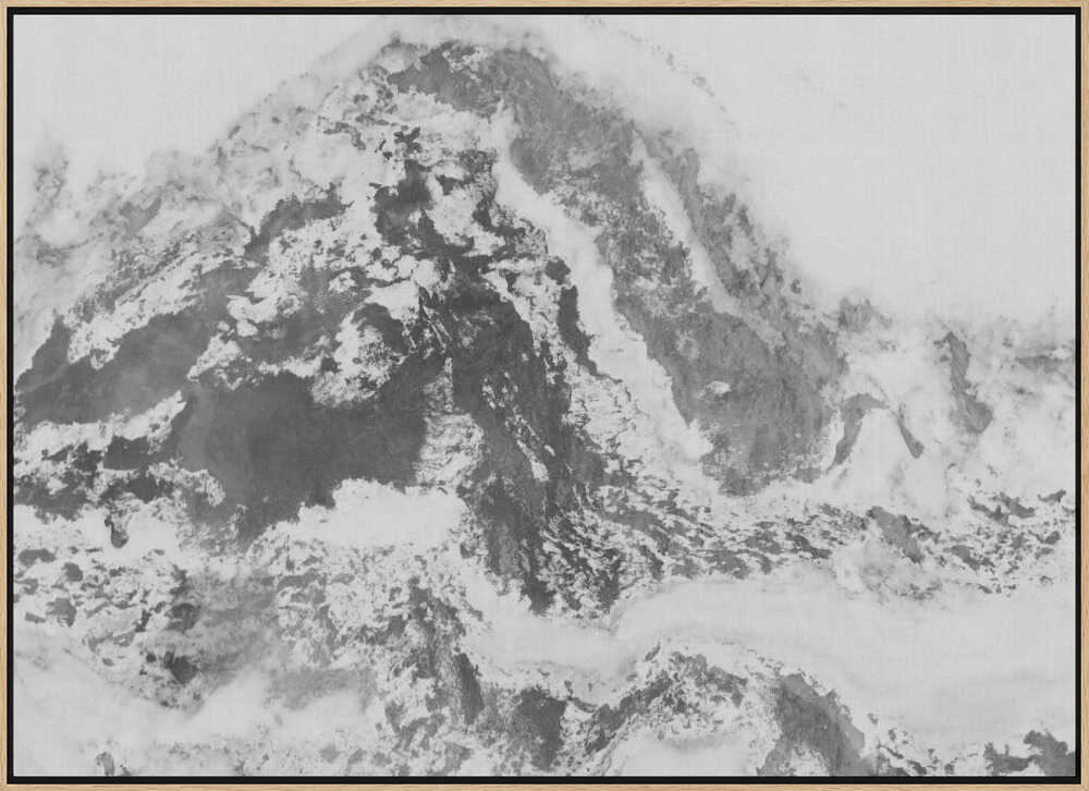 Frozen Aerial Landscape - Stretched Canvas, Poster or Fine Art Print - I Heart Wall Art - Poster Print, Canvas Print or Framed Art Print