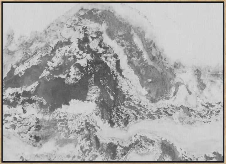 Frozen Aerial Landscape - Stretched Canvas, Poster or Fine Art Print - I Heart Wall Art - Poster Print, Canvas Print or Framed Art Print