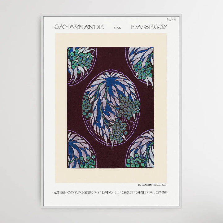 Fruit Tree Pattern Art 1914 by E. A. Séguy - I Heart Wall Art