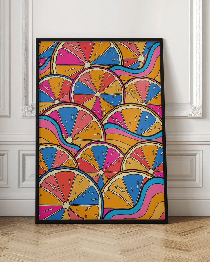 Fruits of the Rainbow - Stretched Canvas, Poster or Fine Art Print I Heart Wall Art