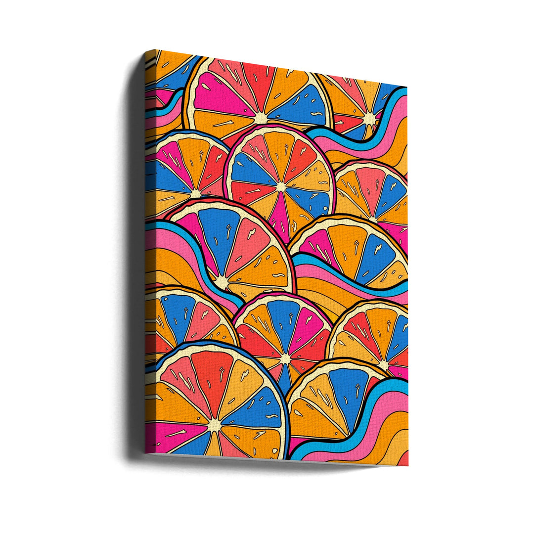 Fruits of the Rainbow - Stretched Canvas, Poster or Fine Art Print I Heart Wall Art