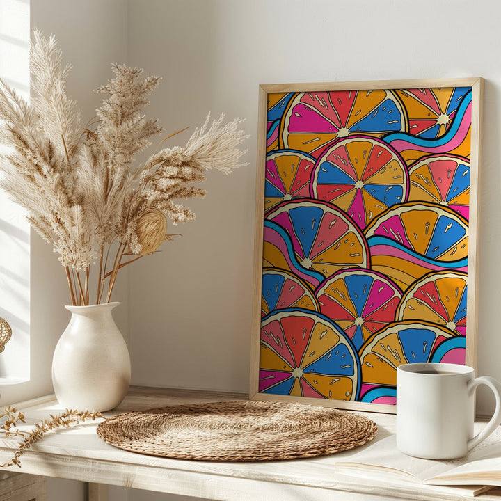 Fruits of the Rainbow - Stretched Canvas, Poster or Fine Art Print I Heart Wall Art