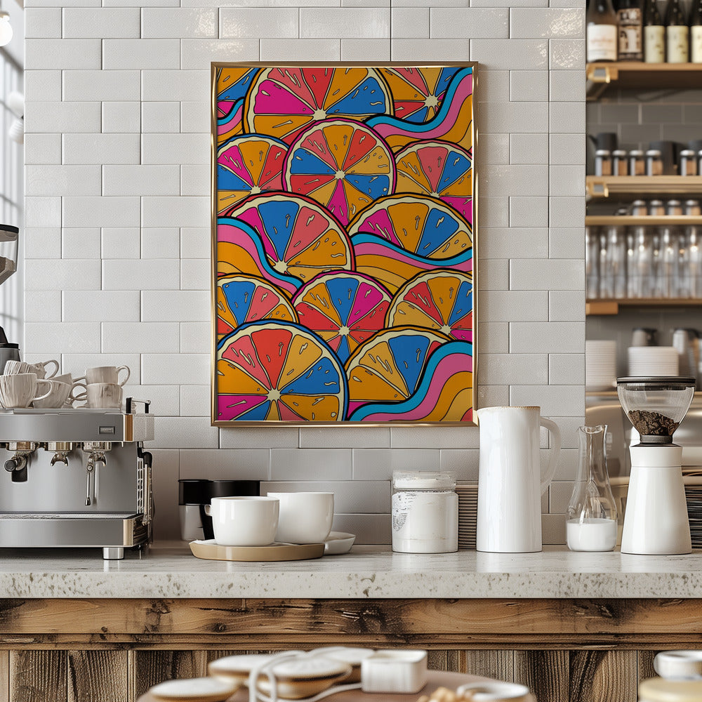Fruits of the Rainbow - Stretched Canvas, Poster or Fine Art Print I Heart Wall Art