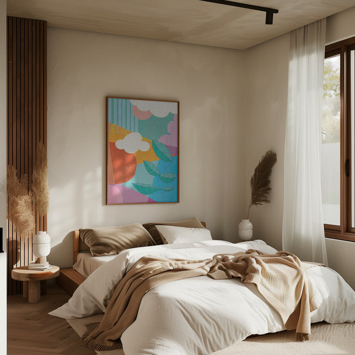 Full Moon - Stretched Canvas, Poster or Fine Art Print I Heart Wall Art