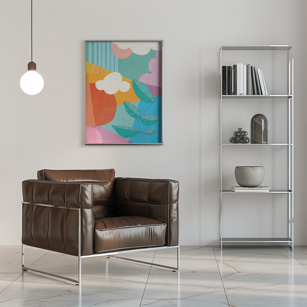 Full Moon - Stretched Canvas, Poster or Fine Art Print I Heart Wall Art