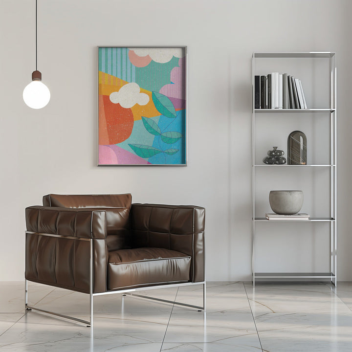 Full Moon - Stretched Canvas, Poster or Fine Art Print I Heart Wall Art