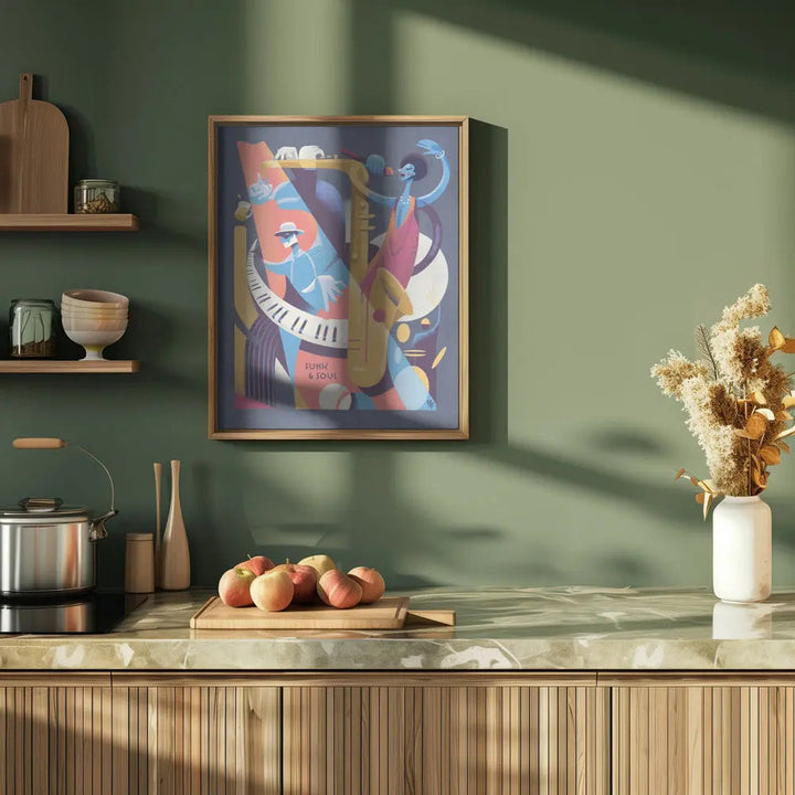 Funk &amp;amp; Soul Geometric - Stretched Canvas, Poster or Fine Art Print I Heart Wall Art