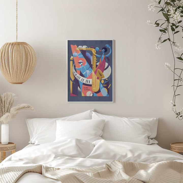 Funk &amp;amp; Soul Geometric - Stretched Canvas, Poster or Fine Art Print - I Heart Wall Art - Poster Print, Canvas Print or Framed Art Print