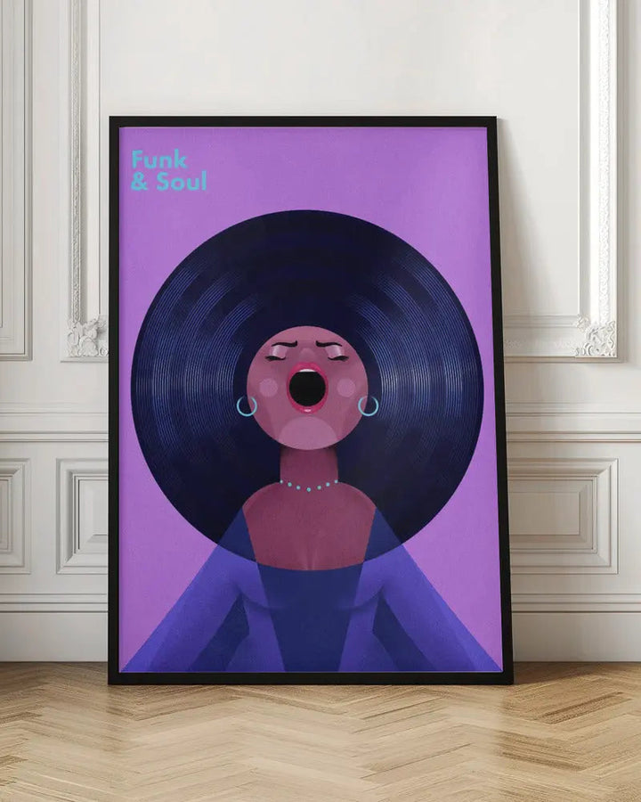 Funk &amp;amp; Soul - Stretched Canvas, Poster or Fine Art Print I Heart Wall Art