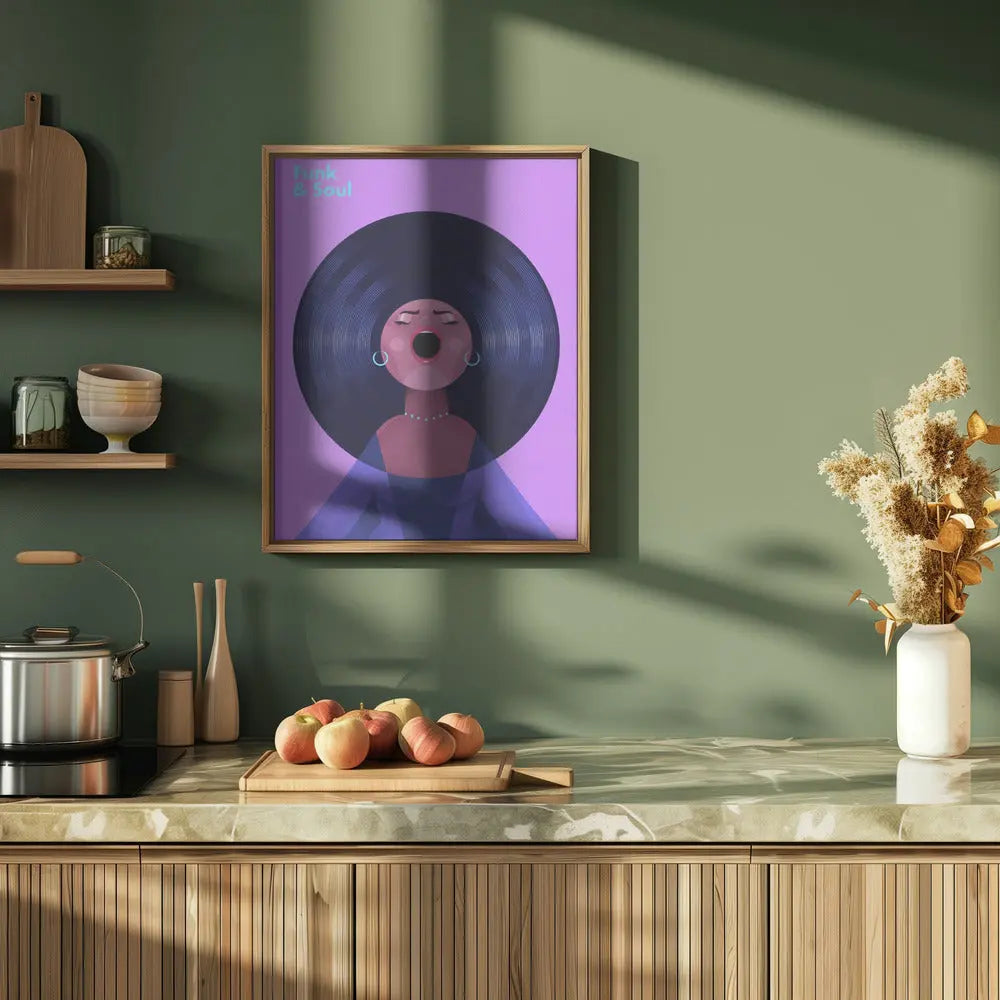 Funk &amp;amp; Soul - Stretched Canvas, Poster or Fine Art Print I Heart Wall Art