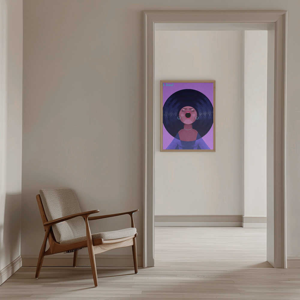 Funk &amp;amp; Soul - Stretched Canvas, Poster or Fine Art Print - I Heart Wall Art - Poster Print, Canvas Print or Framed Art Print