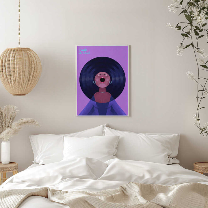 Funk &amp;amp; Soul - Stretched Canvas, Poster or Fine Art Print - I Heart Wall Art - Poster Print, Canvas Print or Framed Art Print