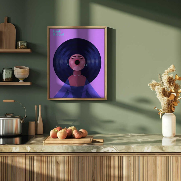 Funk &amp;amp; Soul - Stretched Canvas, Poster or Fine Art Print - I Heart Wall Art - Poster Print, Canvas Print or Framed Art Print