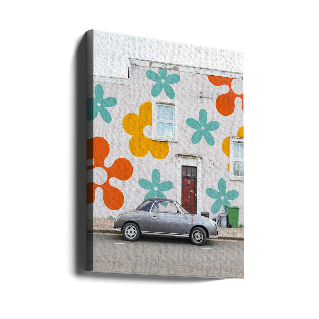 Funky Town - Stretched Canvas, Poster or Fine Art Print I Heart Wall Art