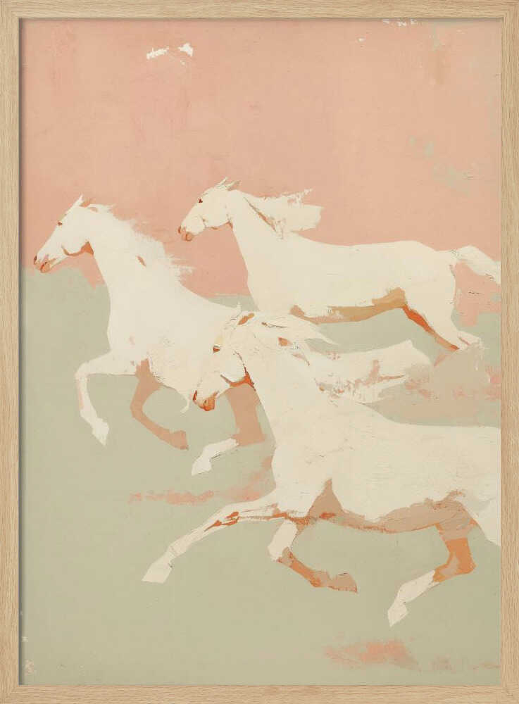 Galloping Spirits - Stretched Canvas, Poster or Fine Art Print - I Heart Wall Art - Poster Print, Canvas Print or Framed Art Print