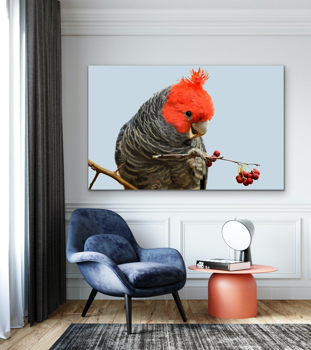 Gang Gang Cockatoo - Australian Native Bird Canvas or Art Print - I Heart Wall Art