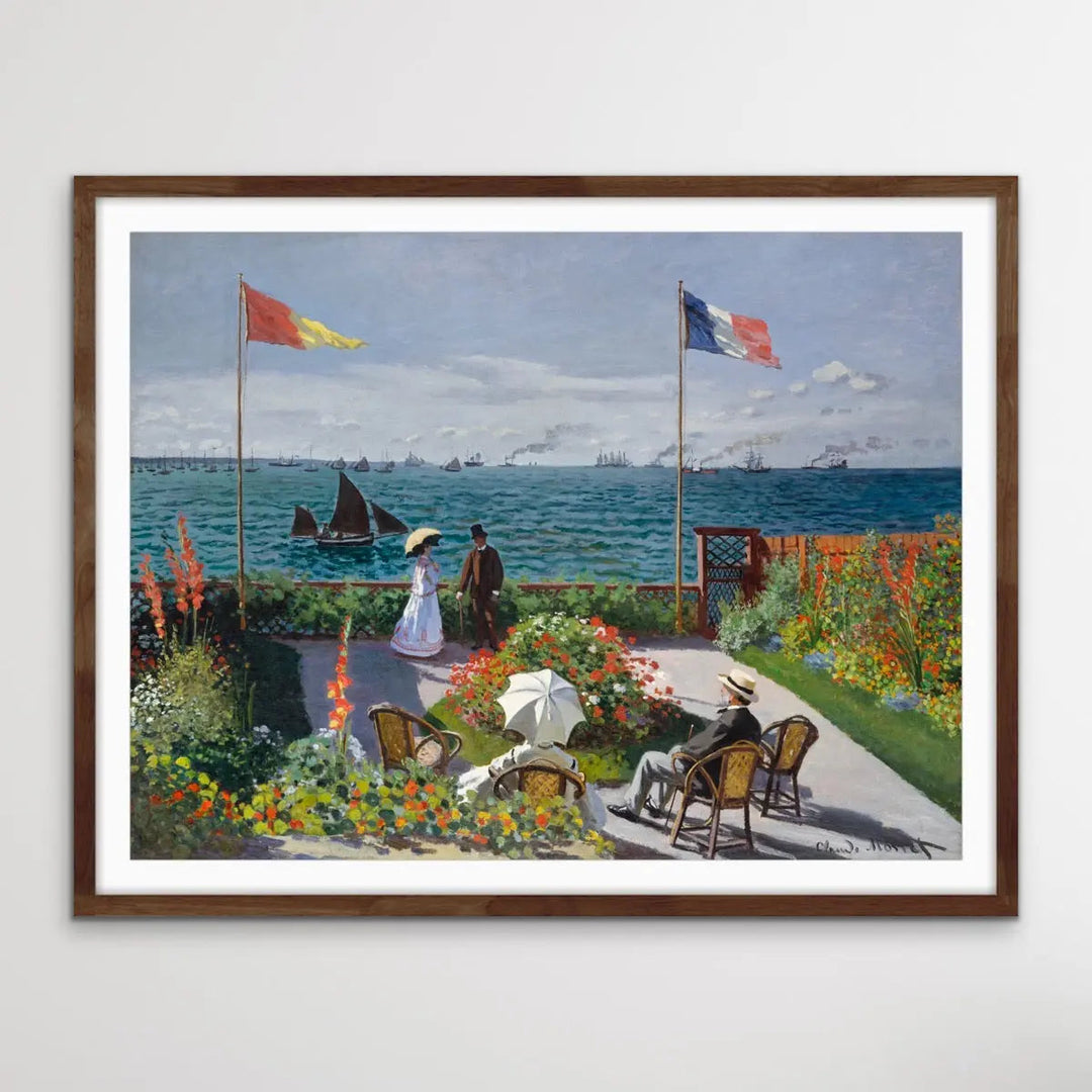 Garden at Sainte-Adresse by Claude Monet I Heart Wall Art Australia 