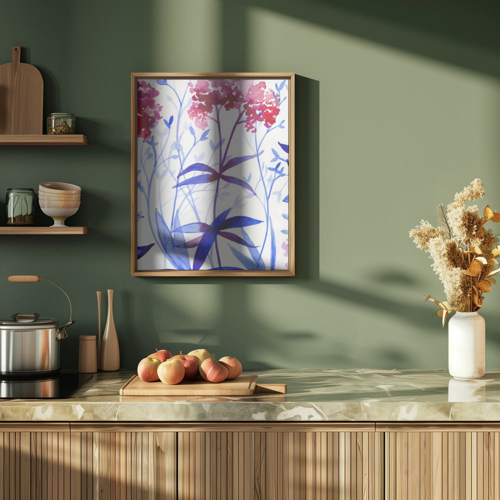 Garden By the Sea - Stretched Canvas, Poster or Fine Art Print I Heart Wall Art