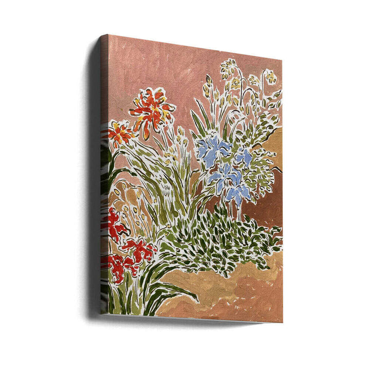 Garden Corner - Stretched Canvas, Poster or Fine Art Print - I Heart Wall Art - Poster Print, Canvas Print or Framed Art Print