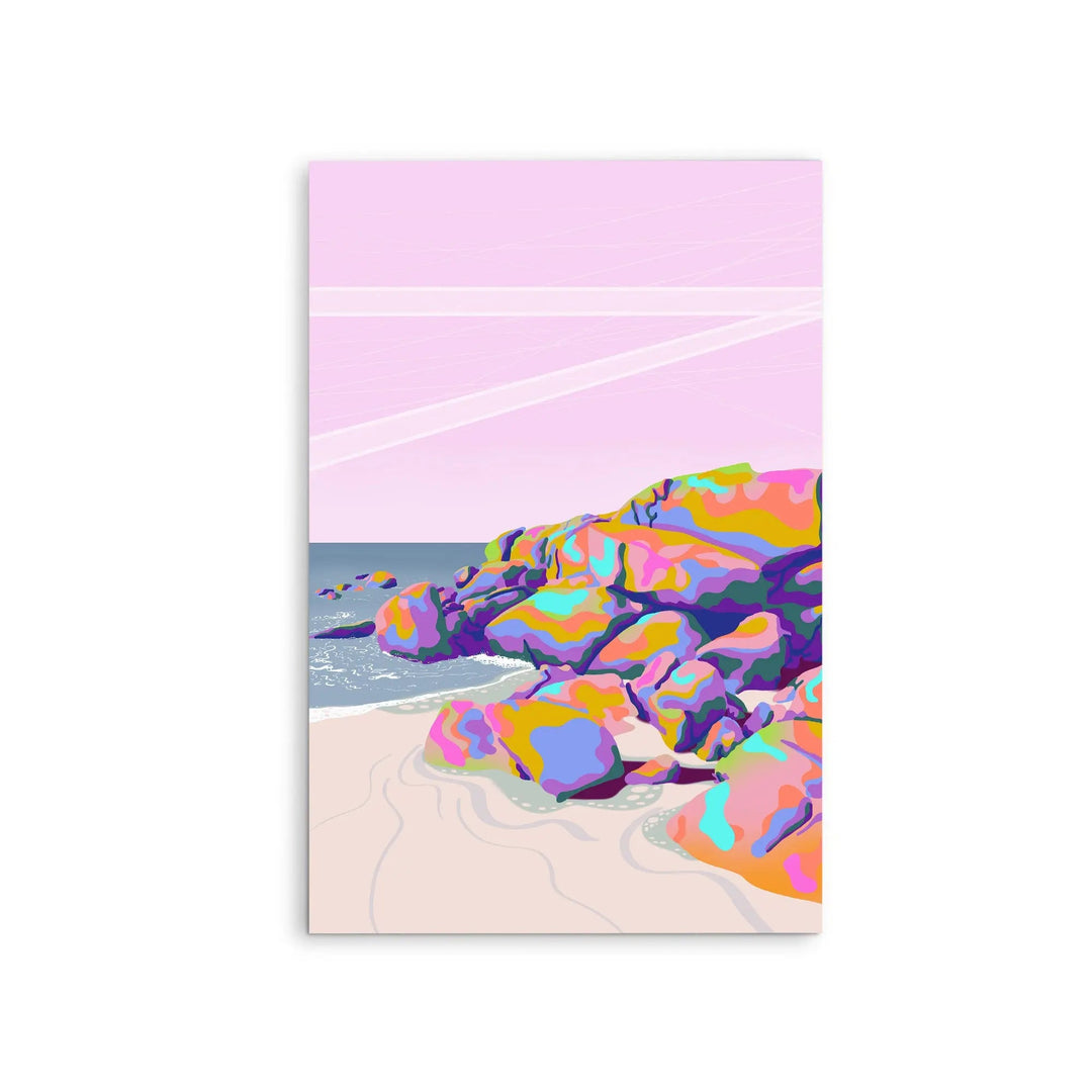 Garden Island By Unratio - Stretched Canvas Print or Framed Fine Art Print - Artwork I Heart Wall Art Australia 