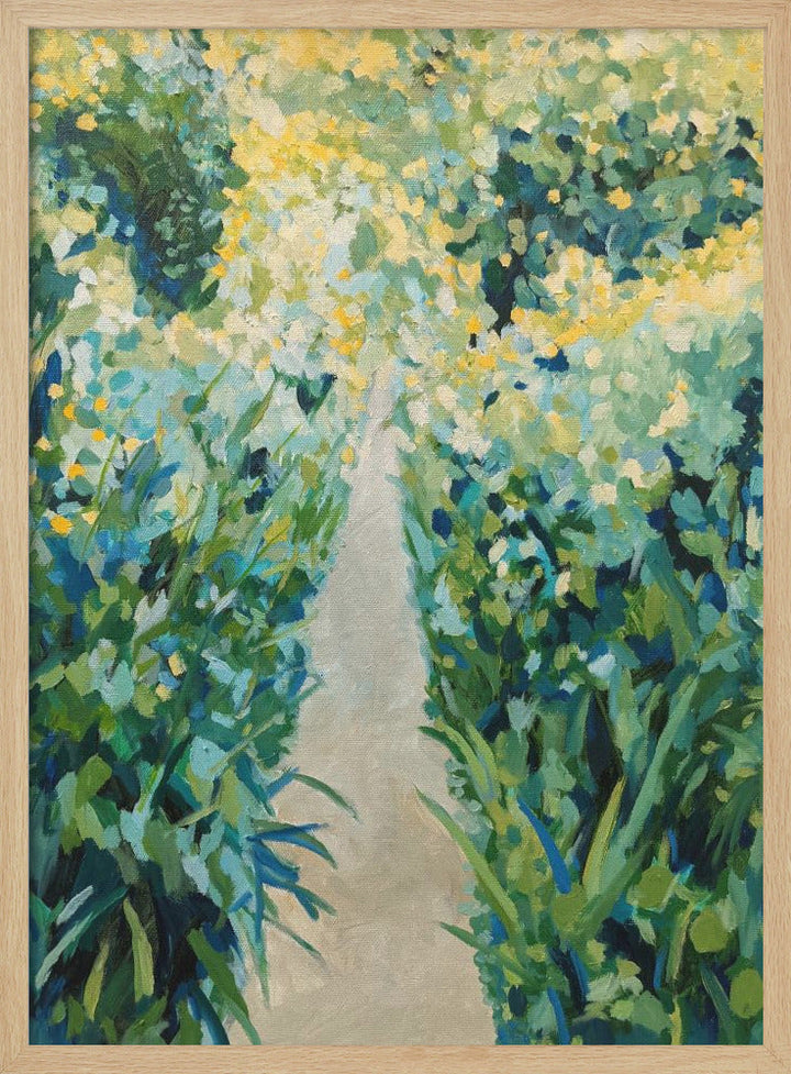 Garden Path - Stretched Canvas, Poster or Fine Art Print I Heart Wall Art