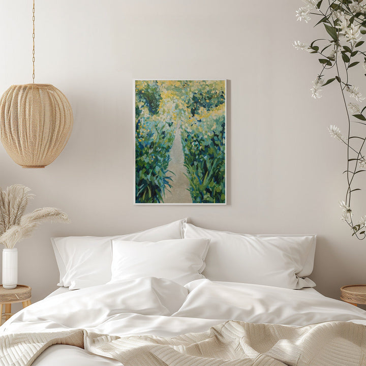 Garden Path - Stretched Canvas, Poster or Fine Art Print I Heart Wall Art