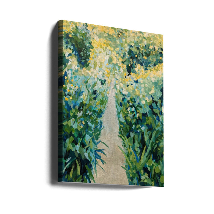Garden Path - Stretched Canvas, Poster or Fine Art Print I Heart Wall Art